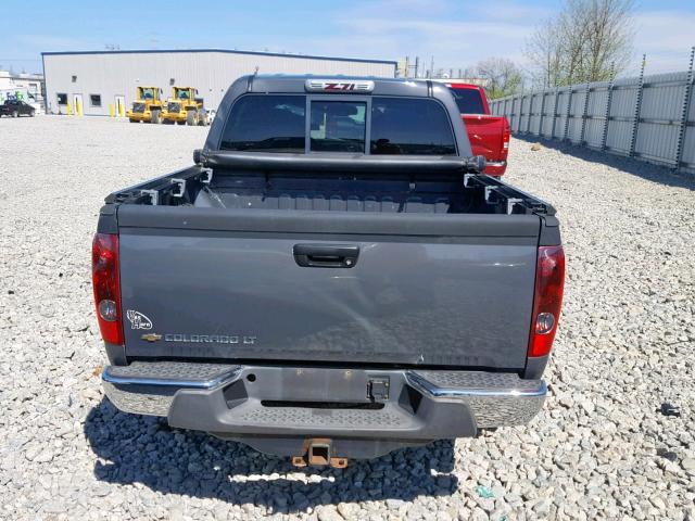 1GCDT13E188174758 - 2008 CHEVROLET COLORADO GRAY photo 9