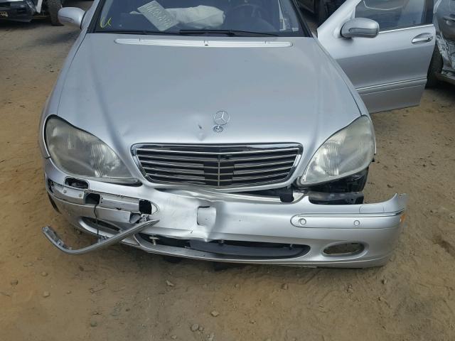 WDBNG78J22A261746 - 2002 MERCEDES-BENZ S 600 SILVER photo 7