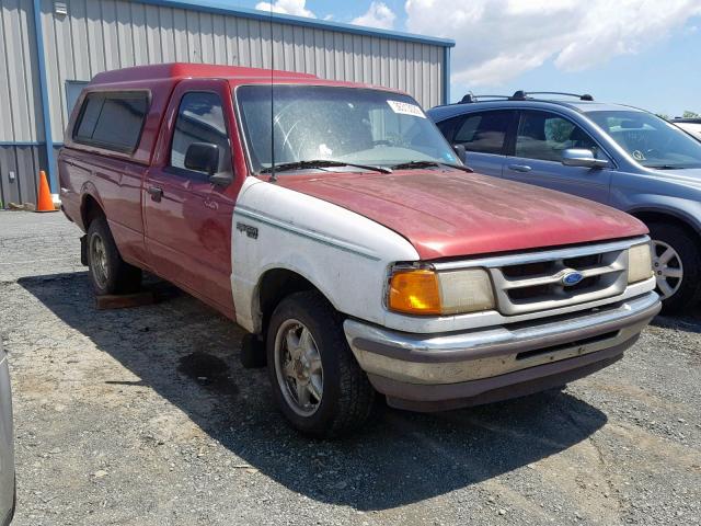 1FTCR10A2TUD39647 - 1996 FORD RANGER RED photo 1