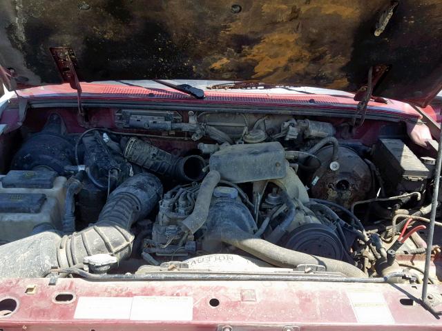 1FTCR10A2TUD39647 - 1996 FORD RANGER RED photo 7
