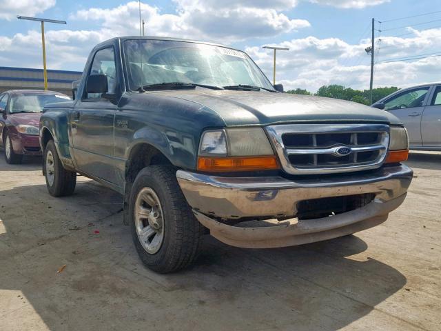 1FTYR10C7XTA87400 - 1999 FORD RANGER GREEN photo 1