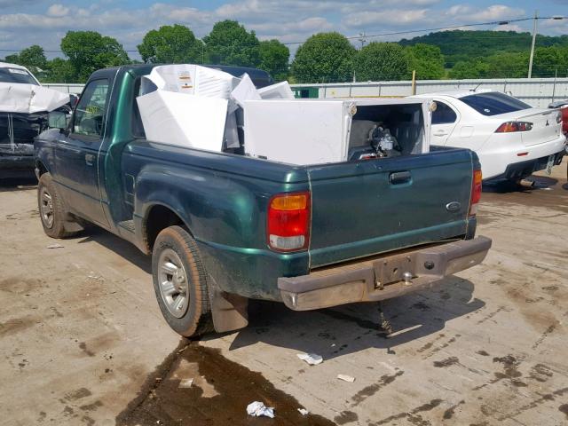 1FTYR10C7XTA87400 - 1999 FORD RANGER GREEN photo 3