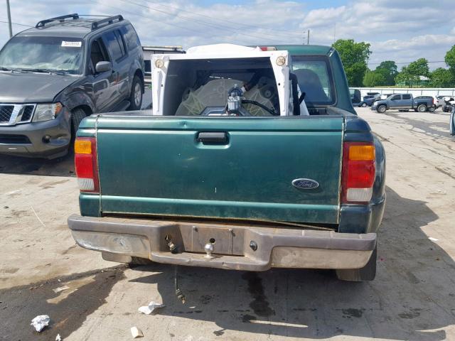 1FTYR10C7XTA87400 - 1999 FORD RANGER GREEN photo 6