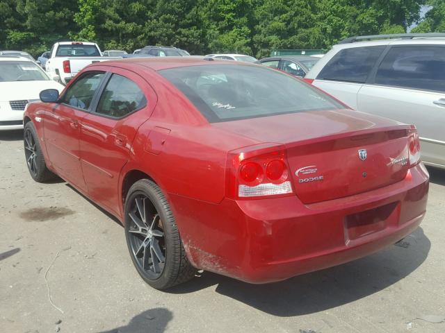 2B3CA3CV5AH287482 - 2010 DODGE CHARGER SX RED photo 3