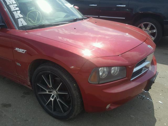 2B3CA3CV5AH287482 - 2010 DODGE CHARGER SX RED photo 9