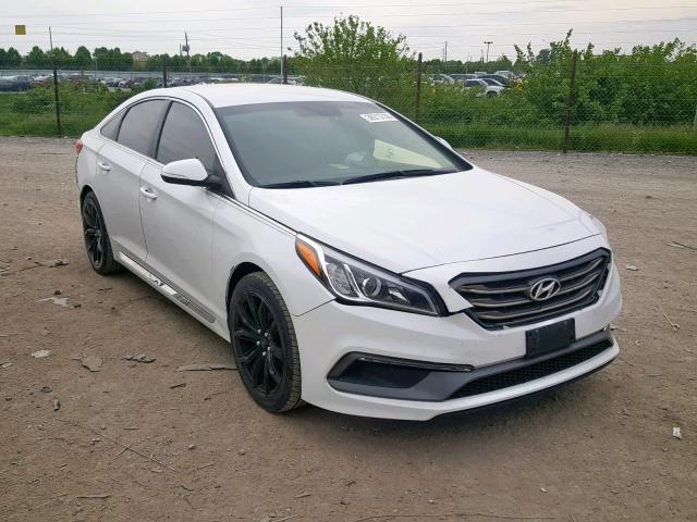 5NPE34AF8HH439212 - 2017 HYUNDAI SONATA SPO WHITE photo 1