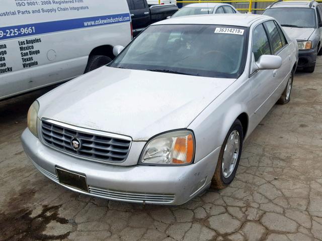 1G6KE57Y7YU299979 - 2000 CADILLAC DEVILLE DH SILVER photo 2