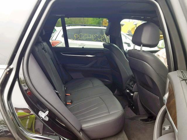 5UXKT0C59J0W04055 - 2018 BMW X5 XDR40E BLACK photo 6