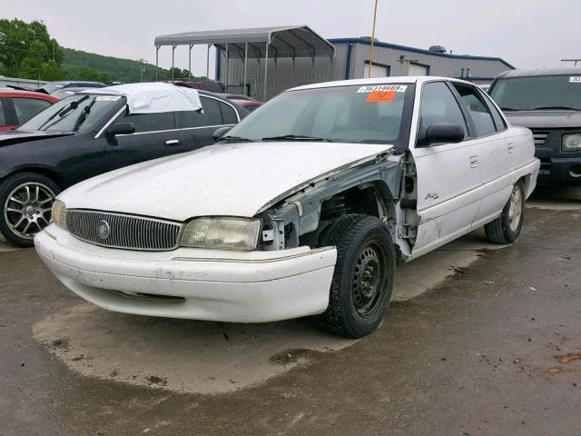 1G4NJ52T4VC442806 - 1997 BUICK SKYLARK CU WHITE photo 2