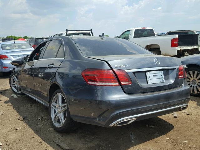 WDDHF5KB0EA912499 - 2014 MERCEDES-BENZ E 350 GRAY photo 3