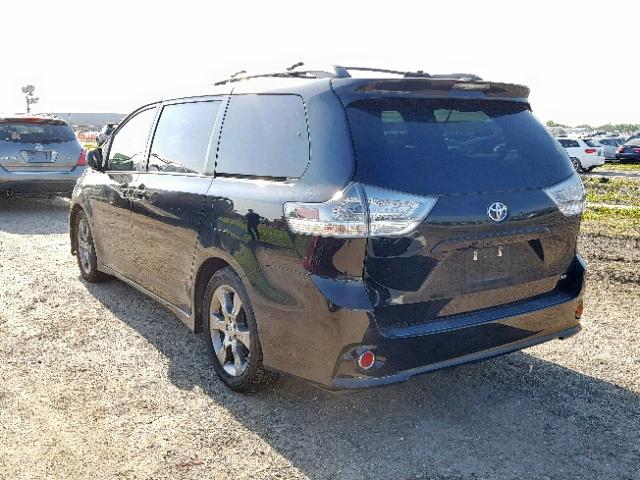 5TDXK3DC9BS160229 - 2011 TOYOTA SIENNA SPO BLACK photo 3