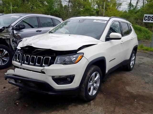 3C4NJDBB9HT688748 - 2017 JEEP COMPASS LA WHITE photo 2