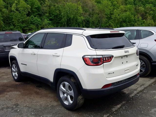 3C4NJDBB9HT688748 - 2017 JEEP COMPASS LA WHITE photo 3