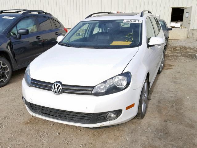 3VWTL8AJ6AM660419 - 2010 VOLKSWAGEN JETTA TDI WHITE photo 2