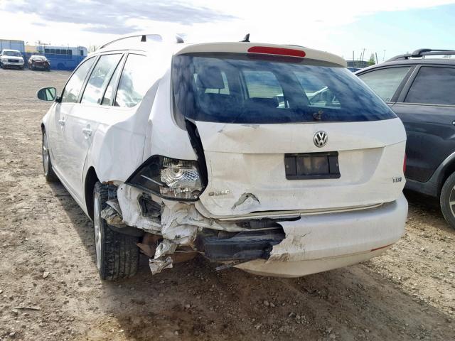 3VWTL8AJ6AM660419 - 2010 VOLKSWAGEN JETTA TDI WHITE photo 3