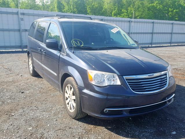 2C4RC1BGXDR743839 - 2013 CHRYSLER TOWN & COU BLACK photo 1