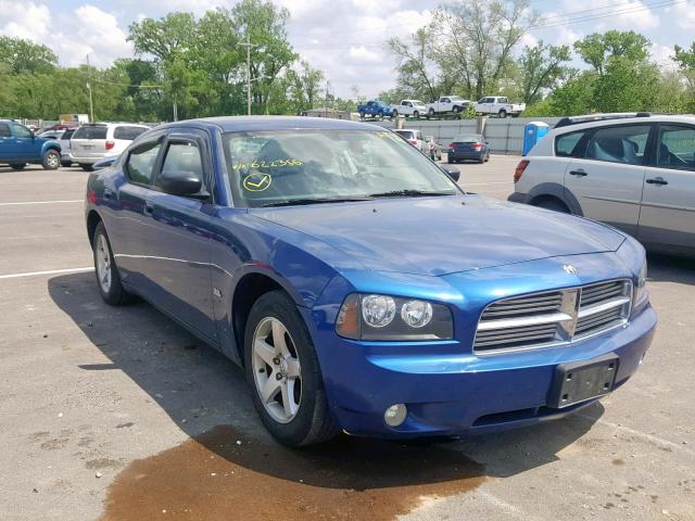 2B3KA33V09H622350 - 2009 DODGE CHARGER SX BLUE photo 1