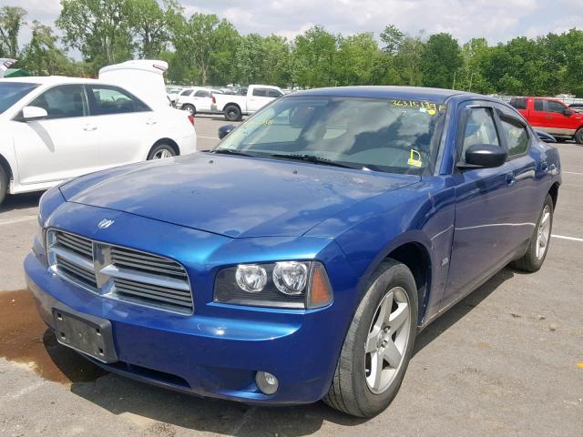 2B3KA33V09H622350 - 2009 DODGE CHARGER SX BLUE photo 2