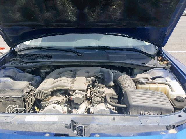 2B3KA33V09H622350 - 2009 DODGE CHARGER SX BLUE photo 7