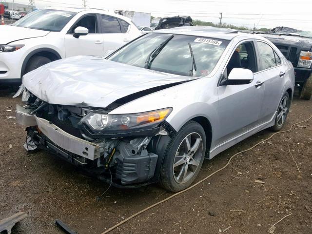 JH4CU2F85DC000492 - 2013 ACURA TSX SE SILVER photo 2