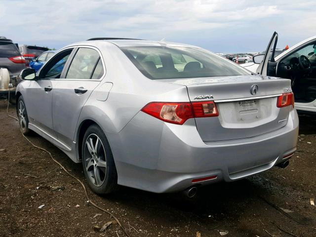 JH4CU2F85DC000492 - 2013 ACURA TSX SE SILVER photo 3