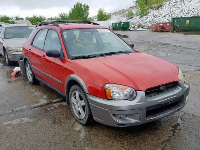 JF1GG68514H804995 - 2004 SUBARU IMPREZA OU RED photo 1