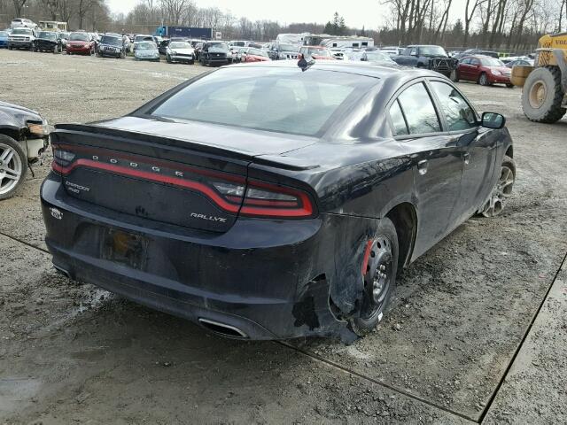 2C3CDXJG3GH341523 - 2016 DODGE CHARGER SX BLACK photo 4