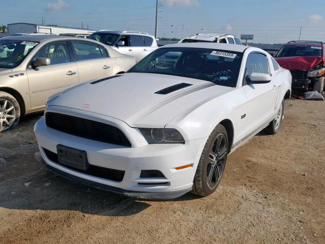 1ZVBP8CF5E5226545 - 2014 FORD MUSTANG GT WHITE photo 2