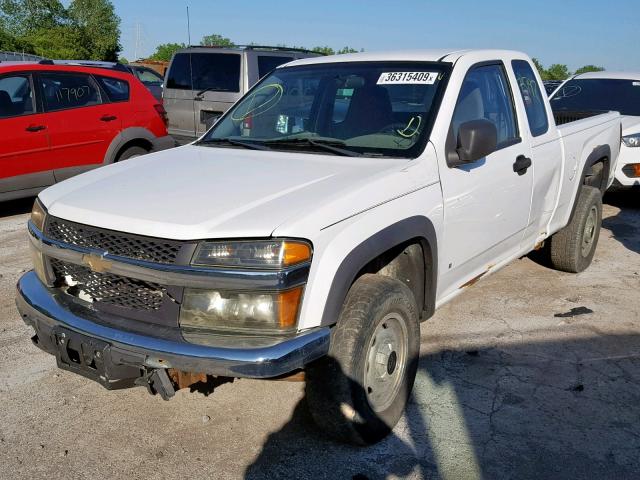 1GCDT199278250657 - 2007 CHEVROLET COLORADO WHITE photo 2