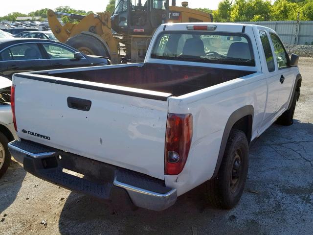 1GCDT199278250657 - 2007 CHEVROLET COLORADO WHITE photo 4