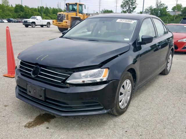 3VW2K7AJ4FM307094 - 2015 VOLKSWAGEN JETTA BASE 黑色 照片 2