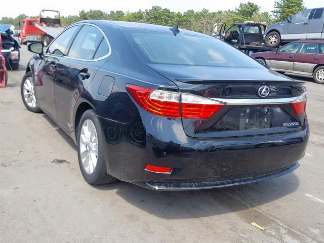 JTHBW1GG5D2004411 - 2013 LEXUS ES 300H BLACK photo 3