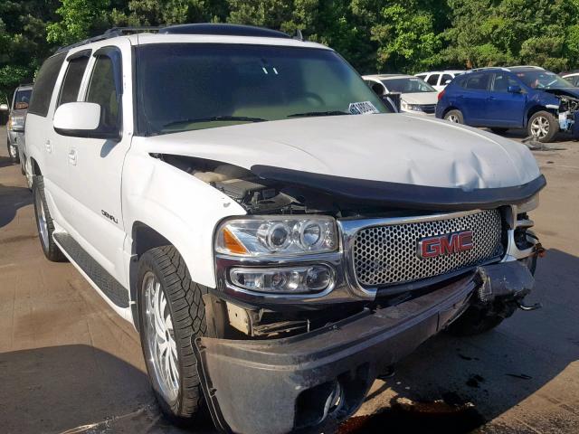 1GKFK66U46J129352 - 2006 GMC YUKON XL D WHITE photo 1