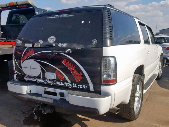 1GKFK66U46J129352 - 2006 GMC YUKON XL D WHITE photo 4