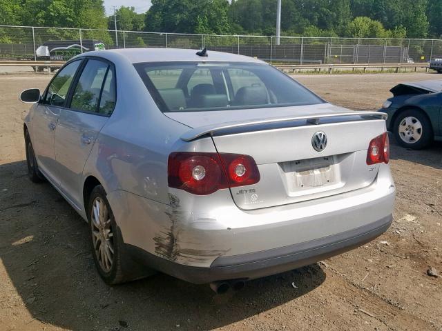 3VWRJ71K48M136070 - 2008 VOLKSWAGEN JETTA WOLF SILVER photo 3