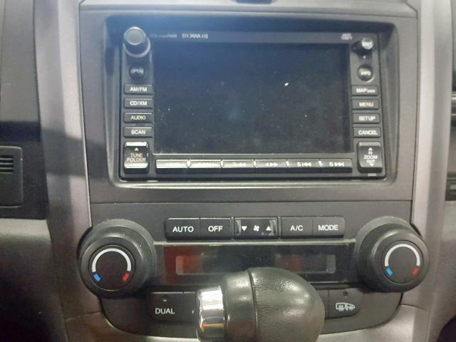 5J6RE48718L020442 - 2008 HONDA CR-V EXL BLACK photo 9