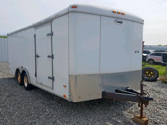 5JXCT202X3S041591 - 2003 TRAIL KING ENCLOSED WHITE photo 1