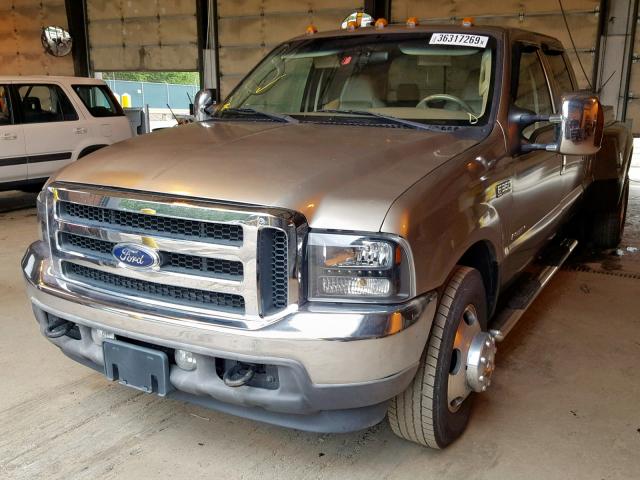 1FTSW31P54EC71939 - 2004 FORD F350 SRW S TAN photo 2