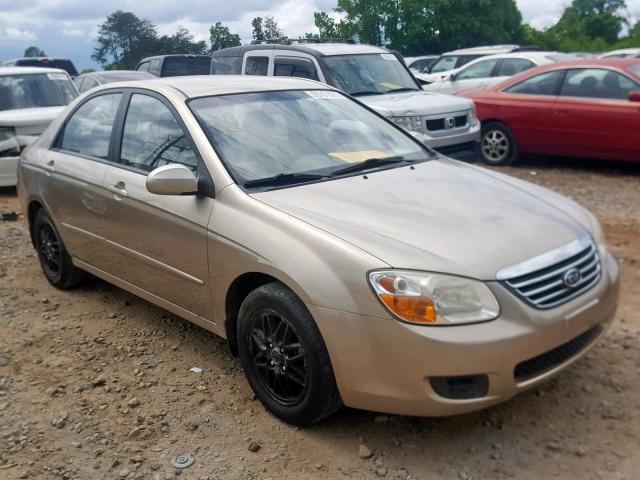 KNAFE121985524590 - 2008 KIA SPECTRA EX BEIGE photo 1