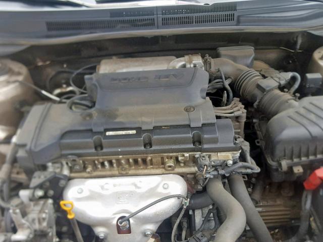 KNAFE121985524590 - 2008 KIA SPECTRA EX BEIGE photo 7