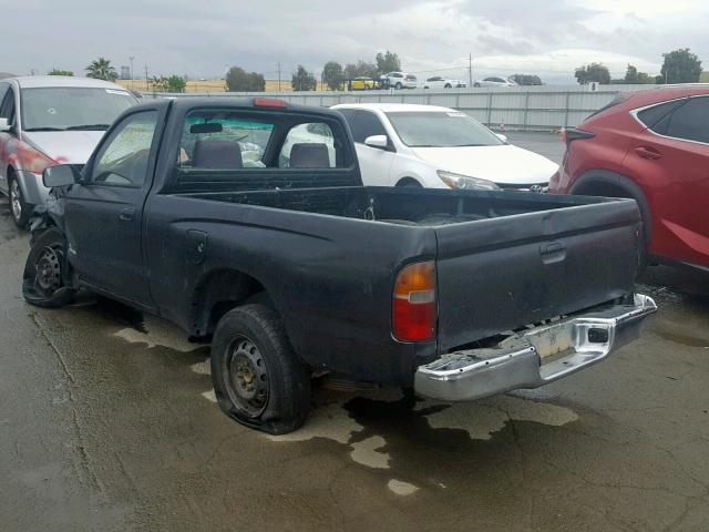 4TANL42N2XZ497664 - 1999 TOYOTA TACOMA BLACK photo 3