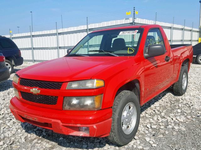 1GCCS148768205967 - 2006 CHEVROLET COLORADO RED photo 2