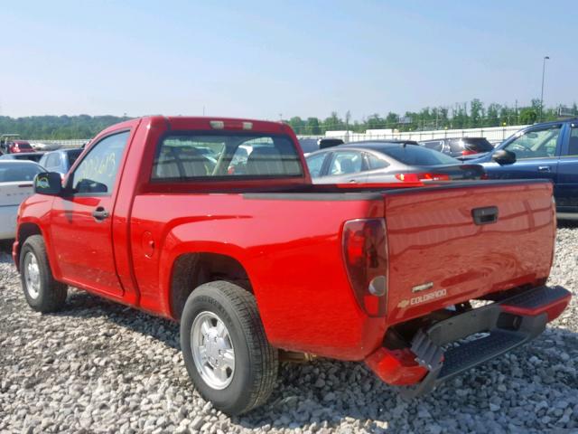 1GCCS148768205967 - 2006 CHEVROLET COLORADO RED photo 3