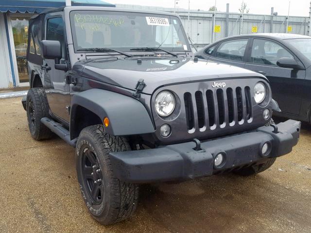 1C4AJWAG5GL276070 - 2016 JEEP WRANGLER S GRAY photo 1