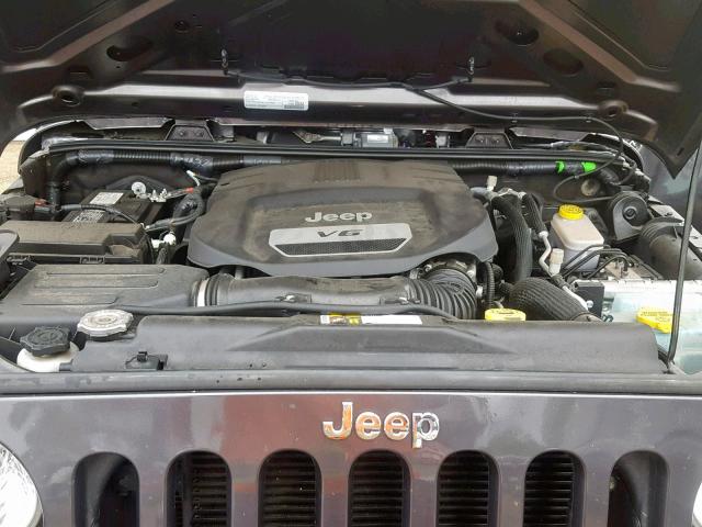 1C4AJWAG5GL276070 - 2016 JEEP WRANGLER S GRAY photo 7