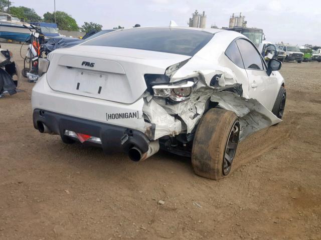 JF1ZNAA19G8700865 - 2016 TOYOTA SCION FR-S WHITE photo 4