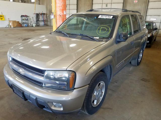 1GNDT13S132264100 - 2003 CHEVROLET TRAILBLAZER  photo 2