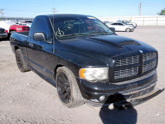 1D7HA16D84J206396 - 2004 DODGE RAM 1500 S BLACK photo 1