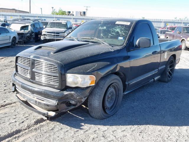 1D7HA16D84J206396 - 2004 DODGE RAM 1500 S BLACK photo 2