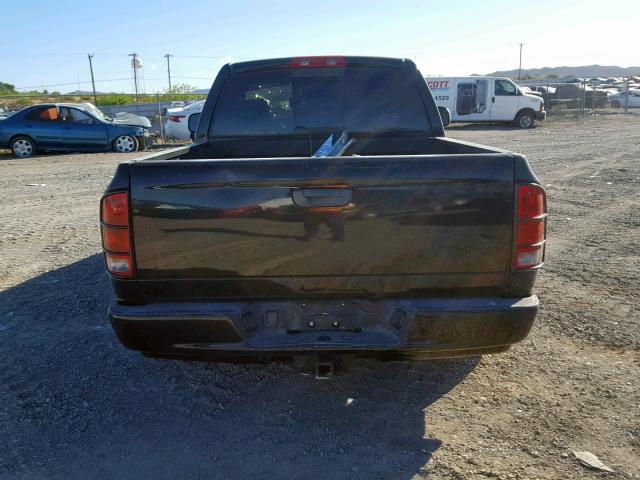 1D7HA16D84J206396 - 2004 DODGE RAM 1500 S BLACK photo 6